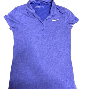 Nike Women's Purple Button-Up Shirt